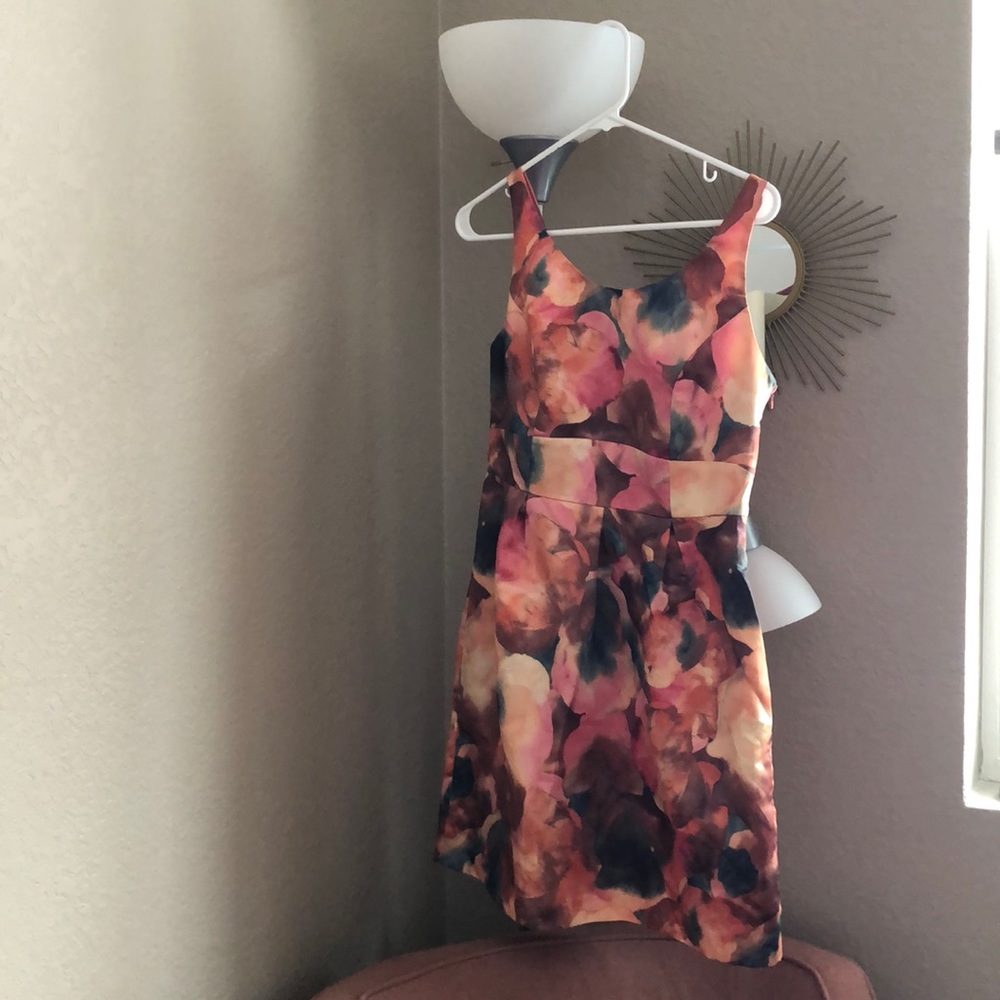 Merona classic dress with painterly print!